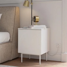 HELA Éjjeliszekrény Fehér Színben