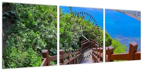 Kép - Panoráma (órával) (90x30 cm)