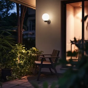 BRILAGI - Kültéri fali lámpa mozgásérzékelővel HARBOR 1xE27/40W/230V IP33 antracit/fehér