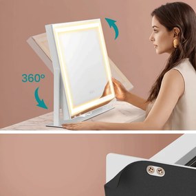 Fehér kozmetikai tükör AZR-E1102 WT