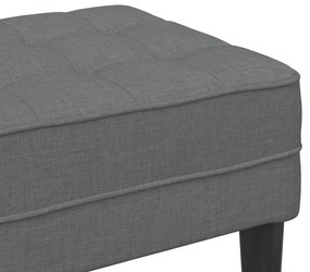 Pad Sötétszürke 113x57x39 cm Szövet