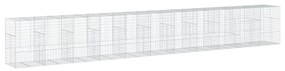 horganyzott vas gabion kosár fedéllel 1100 x 100 x 150 cm