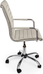 Szürkésbarna bőrutánzat irodai szék Perth – Yes Everyday