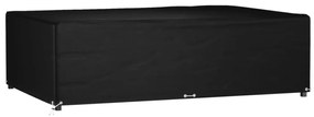 téglalap alakú kerti bútorhuzat 12 fűzőlyukkal 227x152x65 cm