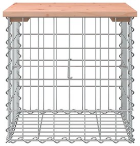 tömör duglászfenyő gabion kerti pad 43x44x42 cm