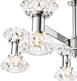 Dar Lighting glamour modern csillár tiana csiszolt króm dartia2350