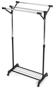 Fekete Fém Ruhafogas. 84521 BK