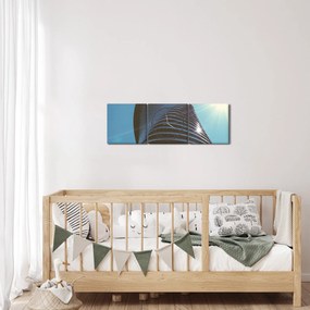 Kép - Építészet (órával) (90x30 cm)