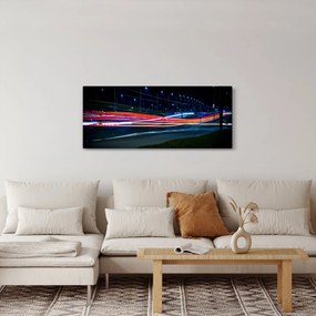Éjszakai város képe (120x50 cm)