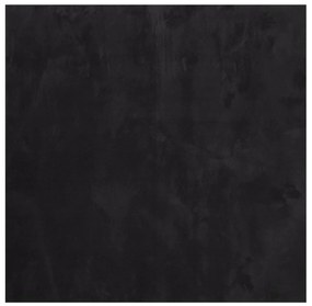 HUARTE fekete rövid szálú puha és mosható szőnyeg 160 x 160 cm