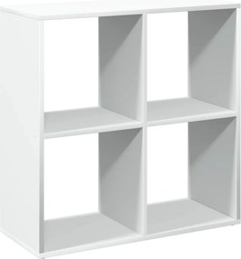 vidaXL fehér szobaparaván, könyvespolc, 69,5 x 29 x 69,5 cm, rétegelt fából
