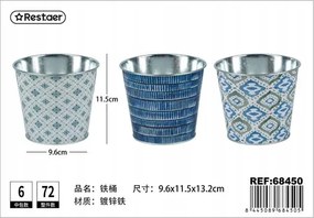 Fém virágtartó fedél dekoratív tároló