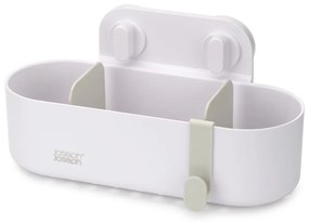 Fehér öntapadós műanyag fürdőszobai polc Duo – Joseph Joseph