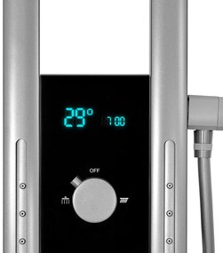 Aquajet hidromasszázs zuhanypanel szürke