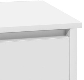 Éjjeli Szekrények LED Fényekkel 2 db Fehér 39x34,5x50 cm