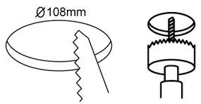 Eglo 98631 - FUEVA beépíthető mennyezeti lámpa, 3 darabos szett, 3×LED/5W/230V