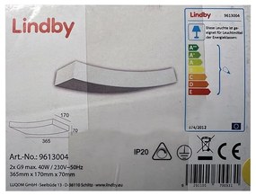 Lindby Lindby - Fali lámpa LEANDER 2xG9/20W/230V LW0581