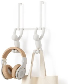 Fehér műanyag ajtófogas 22 cm Buddy – Umbra