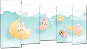 Vászonkép 150x80 Aranyos alvó állatok