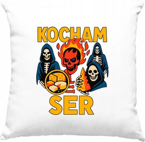 Párna Szeretem a sajtot vicc mém túró fehér