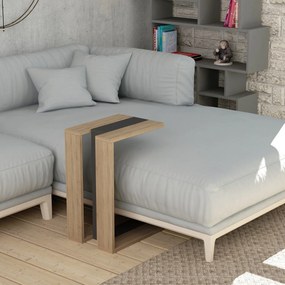 Kis asztal Muju - Oak, Anthracite, Oak