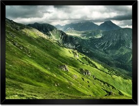 Poszterek keretben 40x30 Tátra Lengyel hegyek Kilátás