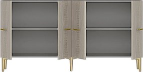 Slim 150 - White, Travertine, Gold