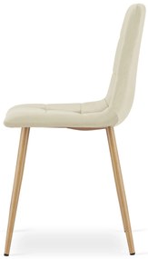 AKCIÓ Világos bézs bársony szék KARA II. osztály