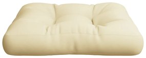 krémszínű szövet raklappárna 60 x 61,5 x 10 cm