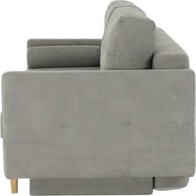 Szófa kinyitható, szürke anyag Queens, AURELIA