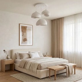 Brilagi - WABI SABI kábeles csillár 3xE27/40W/230V átm. 82 cm fehér