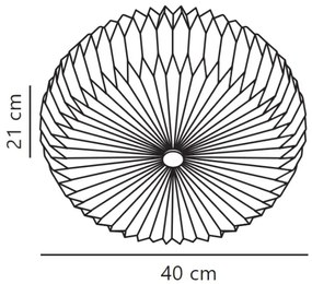 Nordlux - Fali lámpa BELLOY 2xE27/25W/230V átm. 40 cm