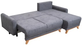 AKCIÓ világosszürke sarok ülőgarnitúra ORANGE, kétoldalas II. osztály