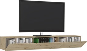 Elba TV-szekrény, Artisan tölgy, 180 x 30 x 25 cm