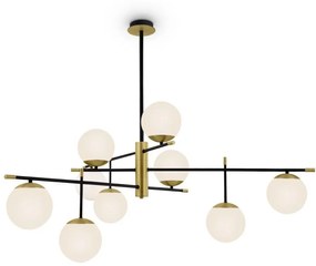 Maytoni MOD048PL-09G - Csillár rúdon NOSTALGIA 9xE14/40W/230V