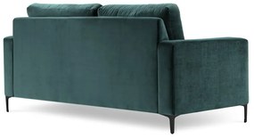 Harmony türkiz bársony kanapé, 158 cm - Kooko Home