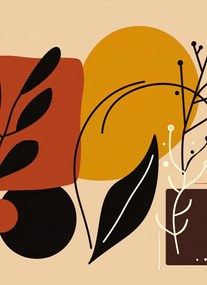 Poszter 40x55cm Meleg kontúrok