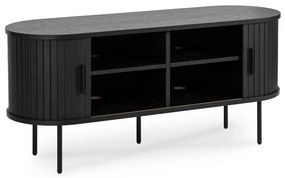 Tv Állvány Fekete Színben. Rtv TRISH 120 cm.