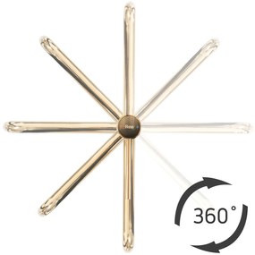 Fürdőszobai csaptelep Rea Lugano Slim Brush Gold High