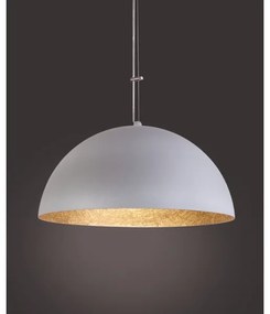 SFERA függeszték 1xE27/60W/230V, 50 cm, szürke/arany