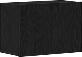 vidaXL fekete tölgyfa TV-szekrény 60 x 30 x 41 cm