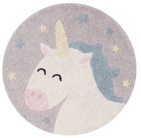 Mosható-kézi szövésű pamut gyerek szőnyeg ø100 cm Believe in Yourself – Lorena Canals