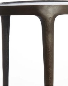 Fém kerek tárolóasztal szett 2 db-os 33x70 cm Arica – Light &amp; Living