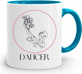 Táncosnőnek Kék Bögre Születésnapi Ajándék fényképes nyomtatással
