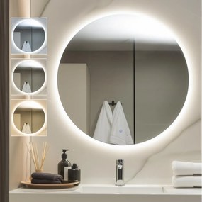 Brilagi - LED fürdőszobai tükör LUNA LED/32W/230V átm. 100 cm IP44 CRI 90 dimmelhető +CCT