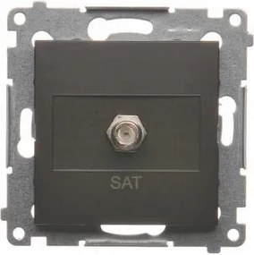 Simon 54 Antenna aljzat Sat Műholdas szimpla barna DASF1.01/46