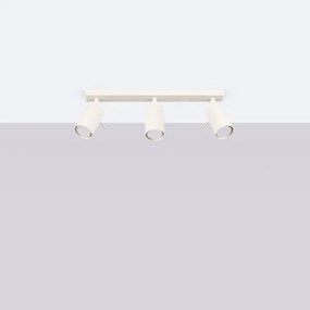 Sollux SL.1496 - Spotlámpa RING 3xGU10/10W/230V krémes