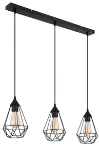 Globo 15745-3H - Csillár zsinóron ZACHARY 3xE27/60W/230V