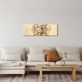 Kép - Életfa (órával) (90x30 cm)