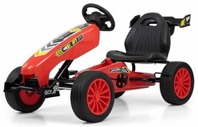 Milly Mally Quadricycle gokart rakéta, piros